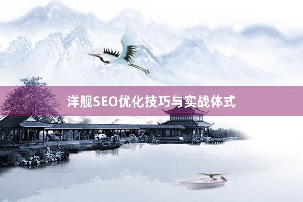 洋舰SEO优化技巧与实战体式